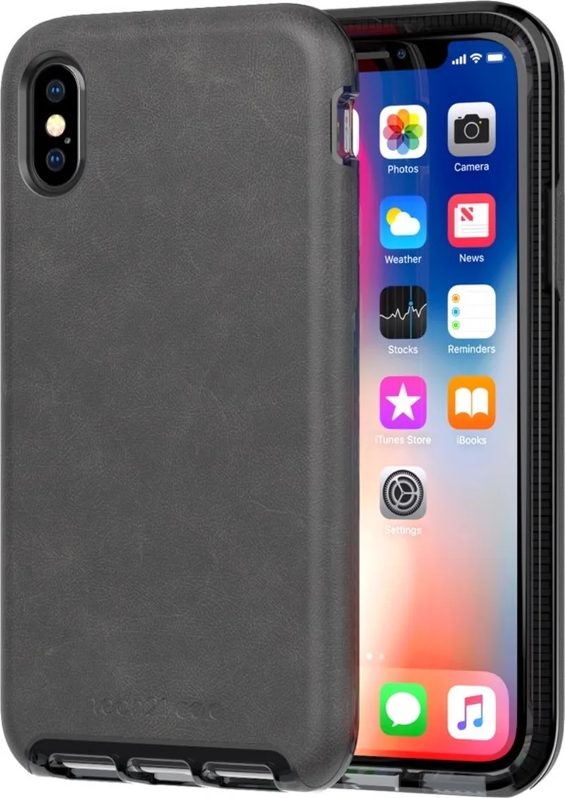 Luxe cover voor Apple iPhone X/XS by Tech21 in Black – product photo