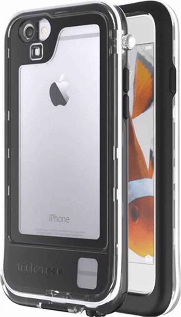 Waterdichte Hoes hoesje geschikt voor iPhone 6s/6 - Kunststof fra Tech21 i Sort – produktbillede