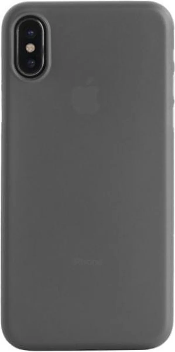 Nuvola Iphone Xs Silicone Telefoonhoesje Grijs