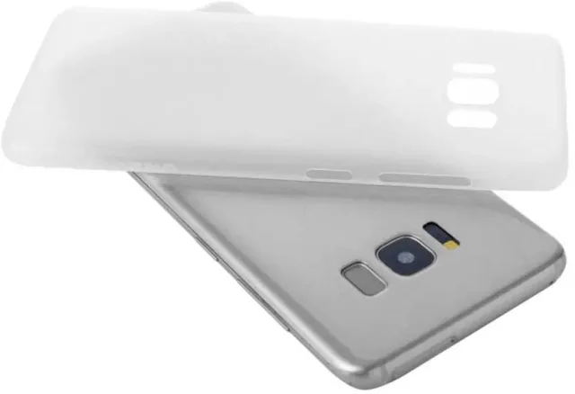 Nuvola Samsung Galaxy S8 Plus Silicone Telefoonhoesje Wit