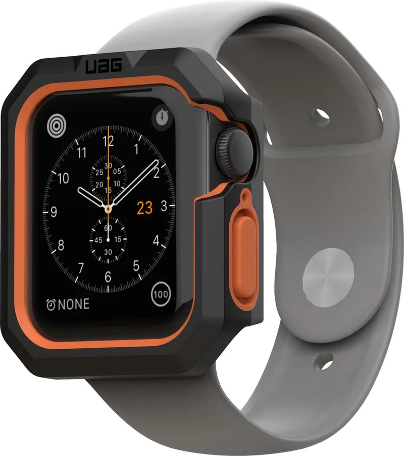 Civilian Apple Watch 40MM Hoesje Zwart/Oranje de UAG en Noir, Orange – photo produit