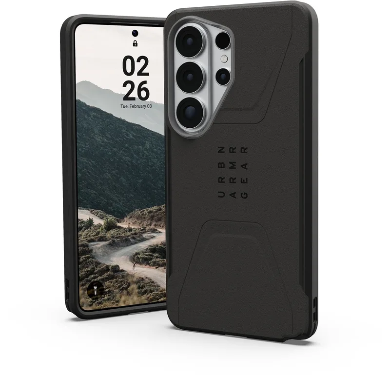 Civilian Backcover geschikt voor MagSafe geschikt voor Samsung Galaxy S26 Ultra - Black by UAG in Black – product photo