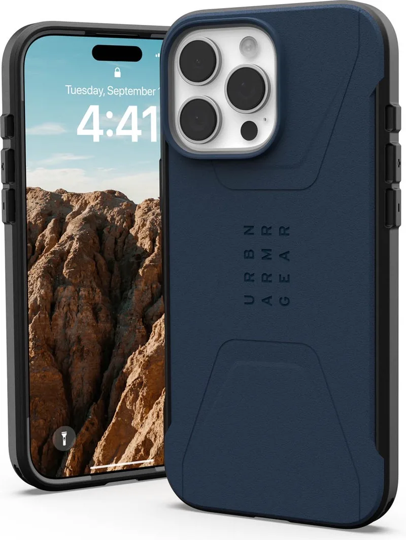 Civilian Mag geschikt voor iPhone 16 Pro Max Hoesje - mallard blue | mallard blue de UAG en Mallard blue – photo produit