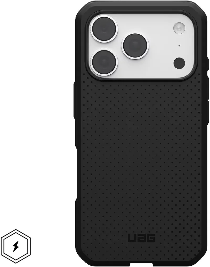 Dot Case geschikt voor MagSafe geschikt voor iPhone 18 Pro / 17 Pro - Black by UAG in Black – product photo