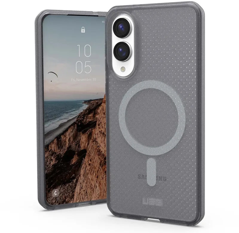 Dot Case geschikt voor MagSafe geschikt voor Samsung Galaxy S25 Edge - Ash by UAG in As – product photo