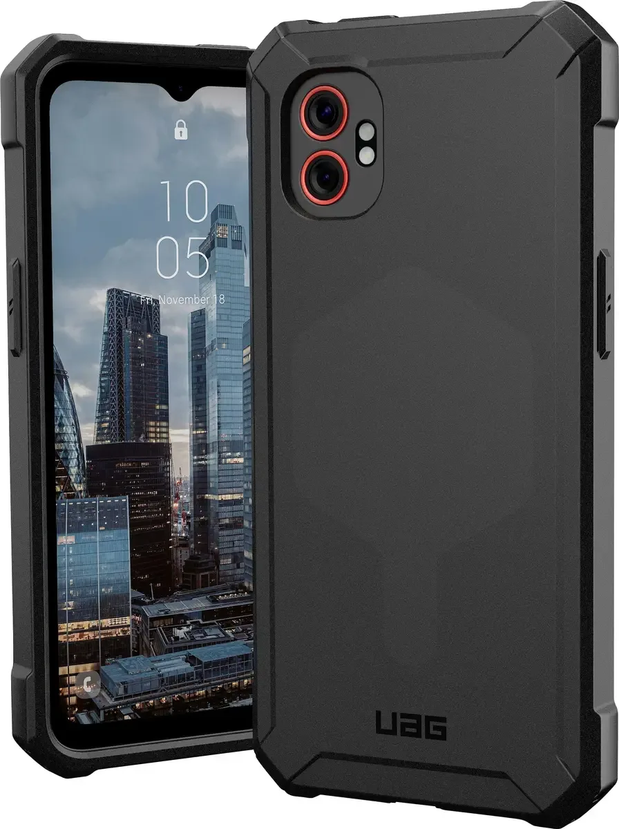 Essential Armor Case Case Samsung Galaxy XCover7, Galaxy XCover6 Pro Met magneetmodule från UAG i Svart – produktbild