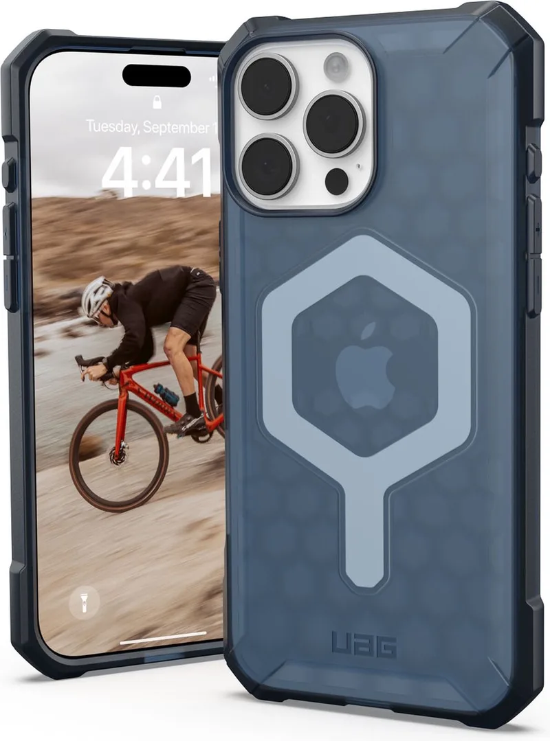 Essential Armor Mag geschikt voor iPhone 16 Pro Max Hoesje by UAG in Cloud blue – product photo