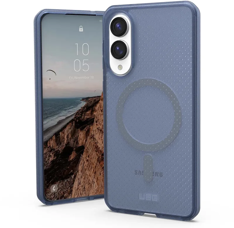 Magnet Case Voor Samsung Galaxy S25 Edge Beschermende Case Met Systeem fra UAG i Sort – produktbillede