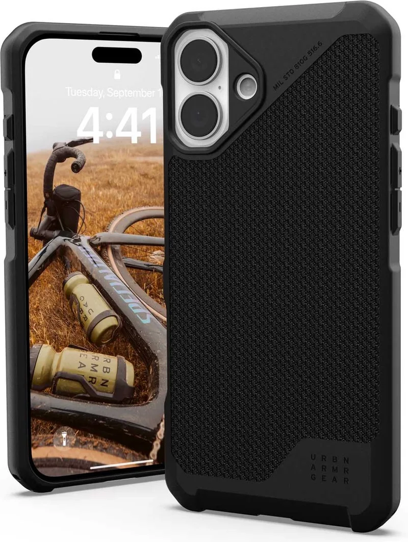 Metropolis LT Mag geschikt voor iPhone 16 Plus Hoesje - zwart | zwart de UAG en Noir – photo produit