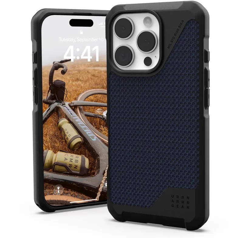 Metropolis LT Mag geschikt voor iPhone 16 Pro Hoesje - mallard blue | mallard blue by UAG in Mallard blue – product photo