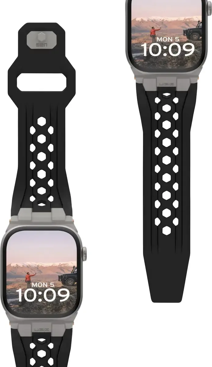 Monarch Horlogeband 42 mm, 44 mm, 45 mm, 46 mm, 49 mm Zwart, Titaan Watch Series 1, Watch Series 2, Watch Series 3, Watch Series 4, Watch by UAG – product photo