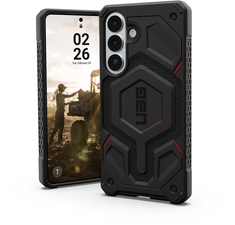 Monarch Pro Backcover geschikt voor Samsung Galaxy S26 Plus - Kevlar Black by UAG in Black – product photo