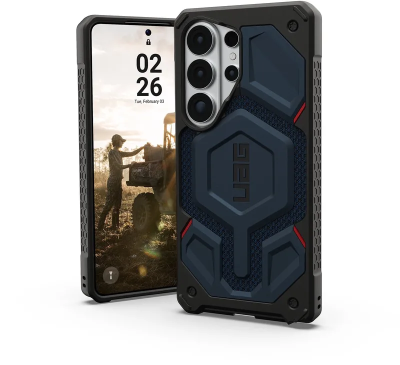 Monarch Pro Backcover geschikt voor Samsung Galaxy S26 Ultra - Kevlar Mallard by UAG in Yellow – product photo