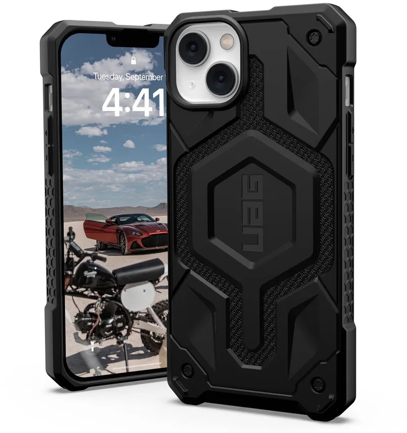 Monarch Pro Mag Hoesje iPhone 14 Plus | kevlar fra UAG i Sort – produktbillede