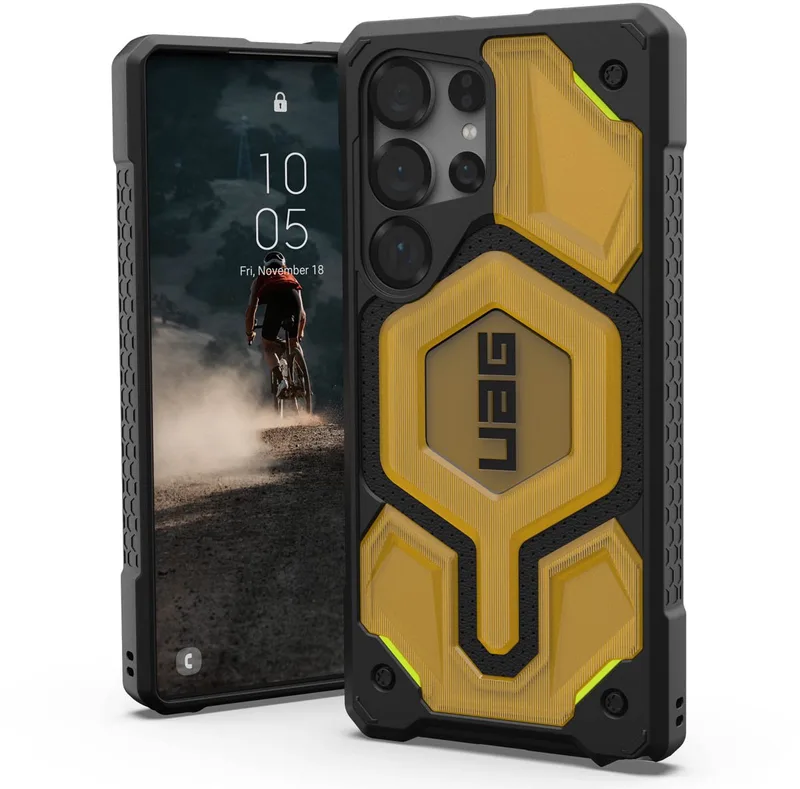 Monarch Pro Ultum Limited Edition Backcover geschikt voor Samsung Galaxy S25 Ultra - Ultem by UAG in Gold – product photo