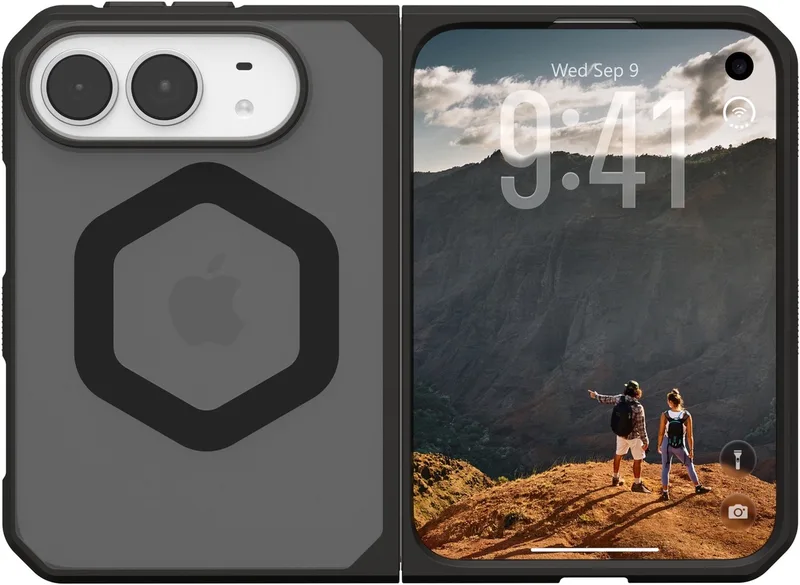 Mouve Magnetic Backcover geschikt voor Apple iPhone Duo - Ash by UAG in Grey – product photo