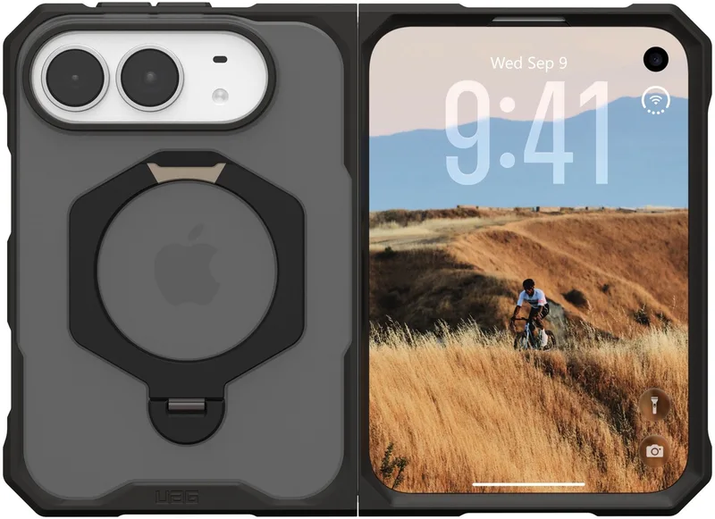Mouve XTE Magnetic Backcover geschikt voor Apple iPhone Duo - Ash de UAG en Gris – photo produit