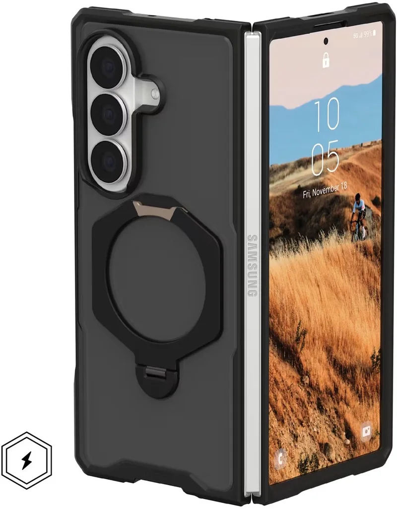 Mouve XTE Magnetic Backcover geschikt voor Samsung Galaxy Z Fold 8 Ultra - Ash från UAG i Grå – produktbild
