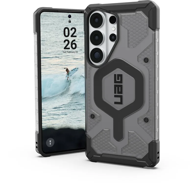 Pathfinder Backcover geschikt voor MagSafe geschikt voor Samsung Galaxy S26 Ultra - Ash Black de UAG en Noir – photo produit