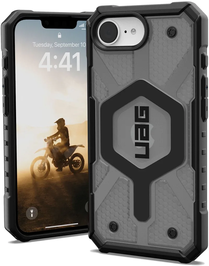 Pathfinder Clear Mag geschikt voor iPhone 16e (2025) Hoesje de UAG en Transparent – photo produit
