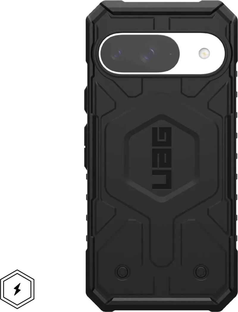 Pathfinder Pro Hoesje Geschikt voor Google Pixel 9 | Compatibel met MagSafe | Back Cover | Beschermhoes van UAG in Zwart – productfoto