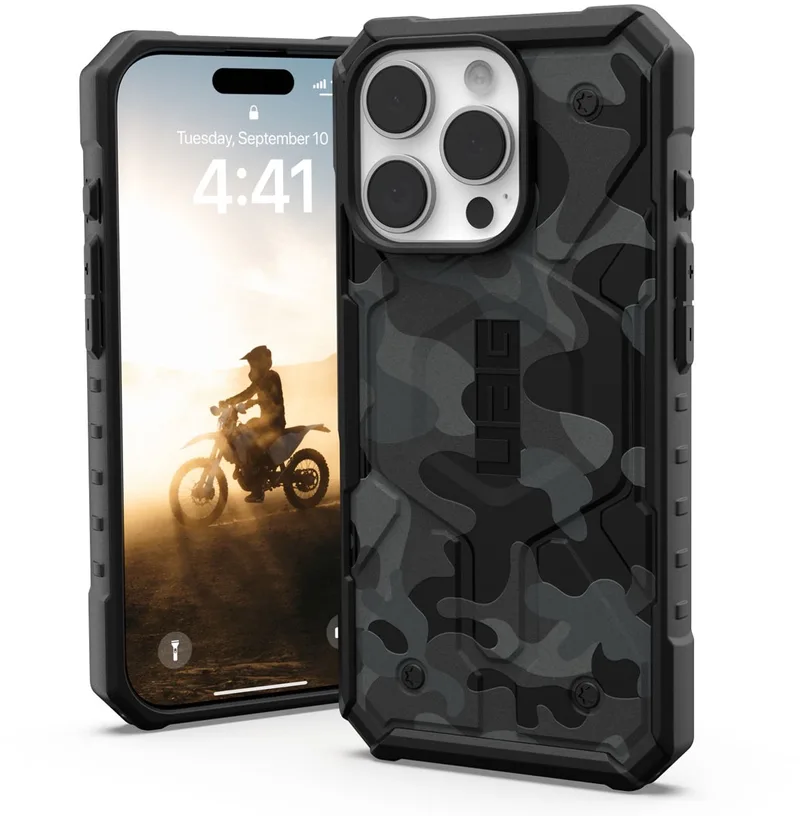 Pathfinder SE Mag geschikt voor iPhone 16 Pro Hoesje von UAG in Camouflage – Produktfoto