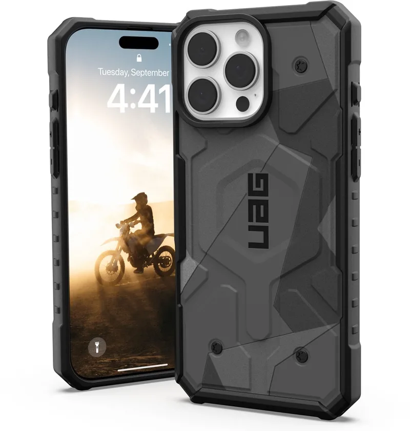 Pathfinder SE Mag geschikt voor iPhone 16 Pro Max Hoesje - geo camo | geo camo by UAG in Geo camo – product photo