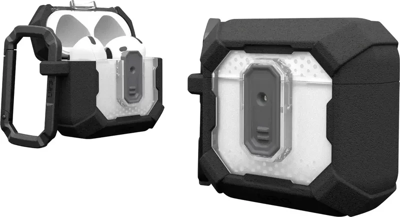 Plasma Beschermhoes voor oplaadcase Geschikt voor (koptelefoon): In Ear koptelefoon Zwart, Transparant de UAG en Noir, Transparent – photo produit