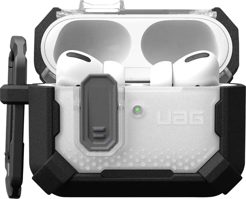 Plasma Beschermhoes voor oplaadcase Geschikt voor (koptelefoon): In Ear koptelefoon Zwart, Transparant de UAG en Noir, Transparent – photo produit