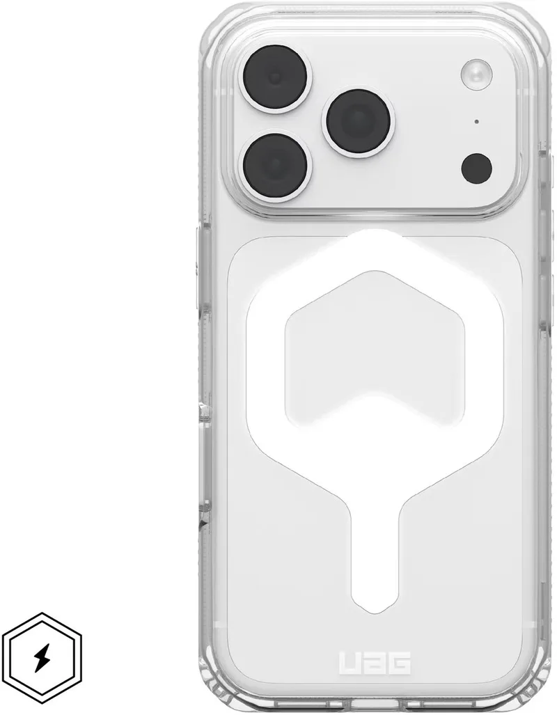 Plyo Backcover geschikt voor MagSafe geschikt voor iPhone 18 Pro Max / 17 Pro Max - Ice från UAG i Transparent – produktbild