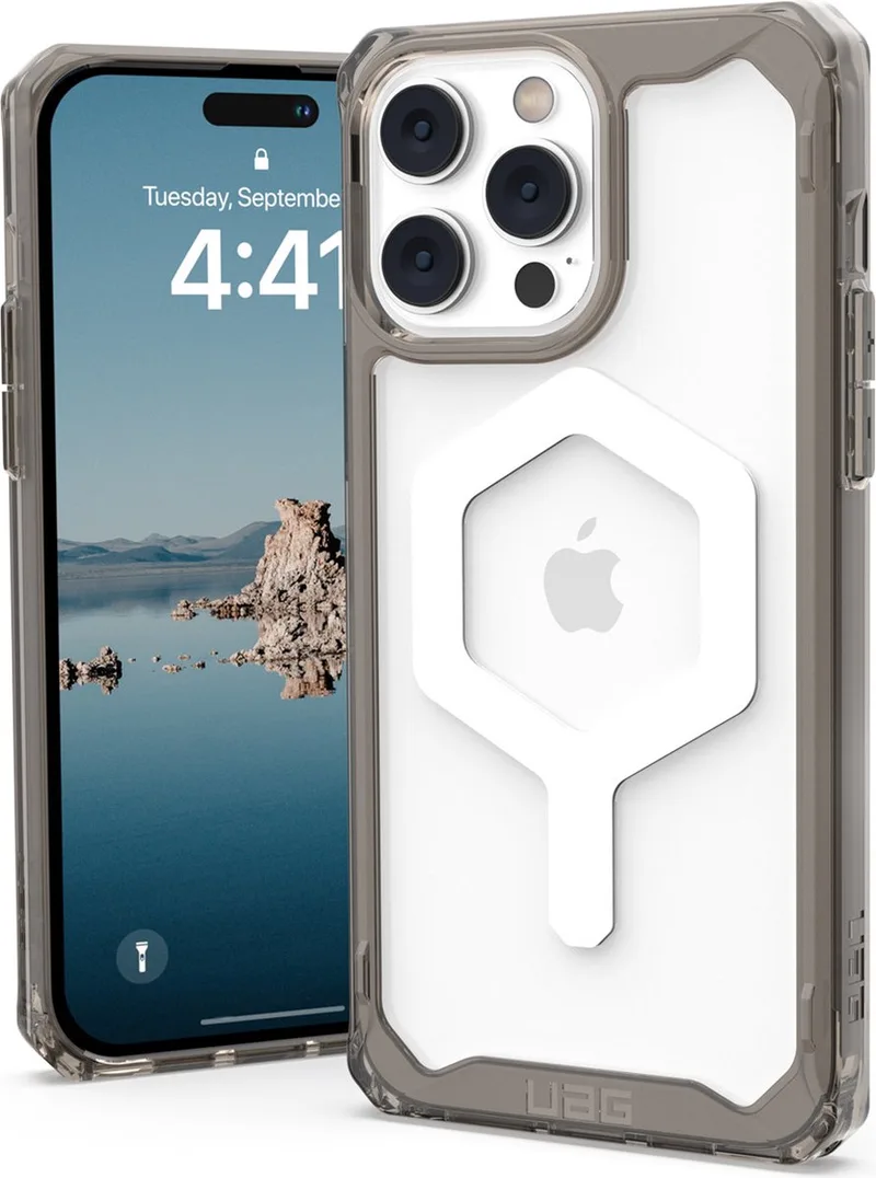 Plyo Mag Hoesje geschikt voor iPhone 14 Pro Max - transparant | transparant fra UAG i Gennemsigtig – produktbillede