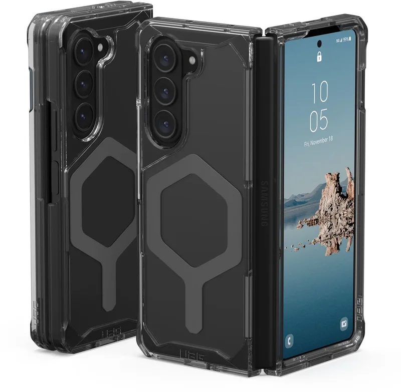 Plyo Pro Backcover geschikt voor Samsung Galaxy Z Fold 5 - Ash fra UAG i Grå – produktbillede