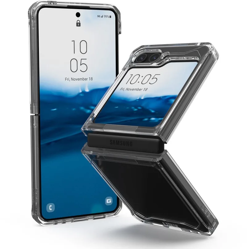 Plyo Samsung Galaxy Z Flip 5 Hoesje från UAG i Transparent – produktbild