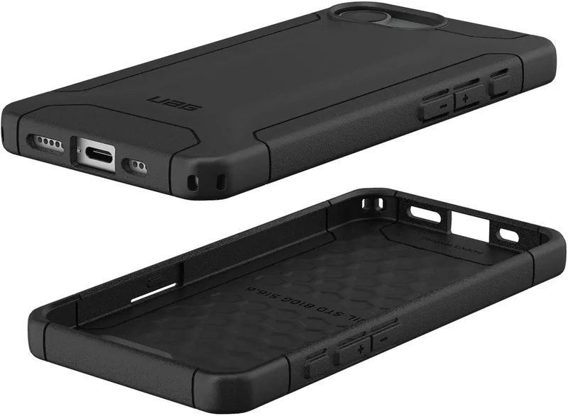 Scout Outdoor telefoonhoes Apple iPhone 16e Stootbestendig by UAG in Black – product photo
