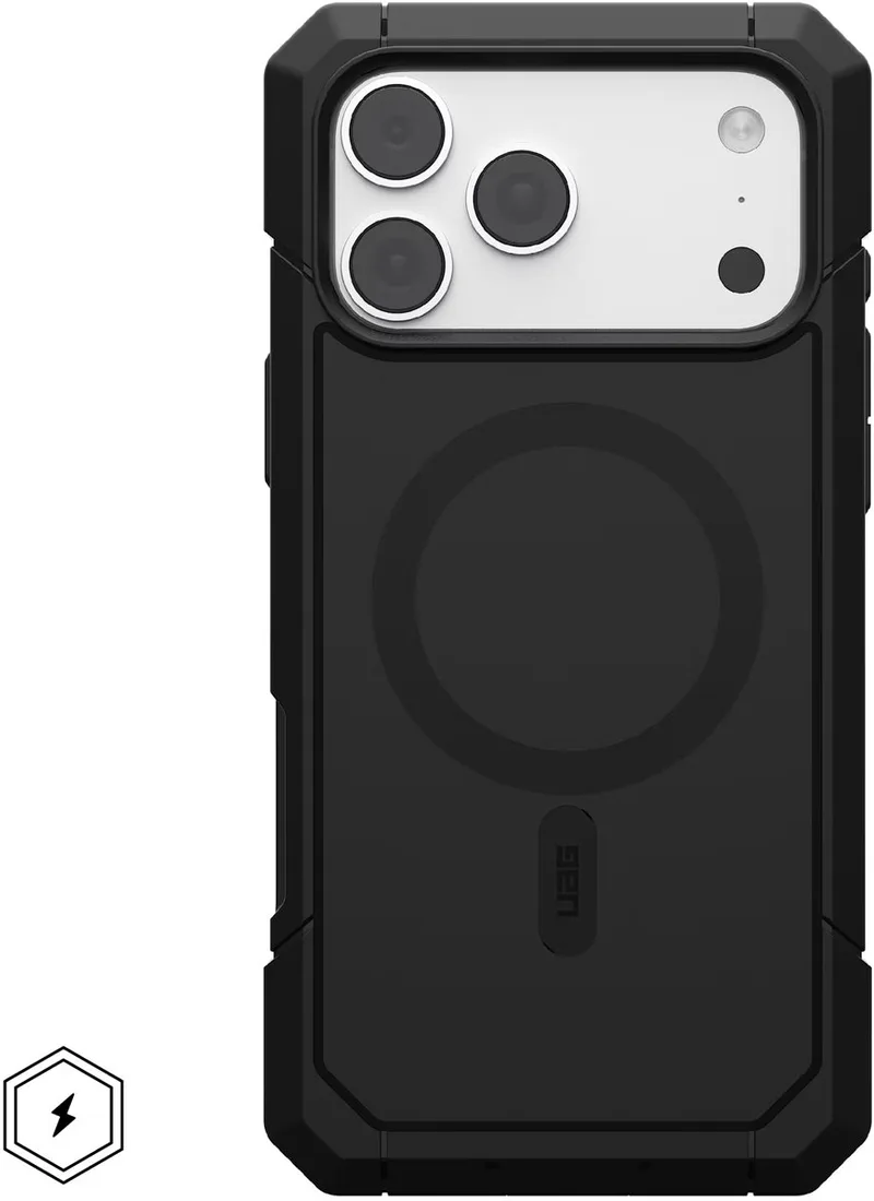 Trooper Backcover met Magneet geschikt voor Apple iPhone 18 Pro Max / 17 Pro Max - Black från UAG i Svart – produktbild