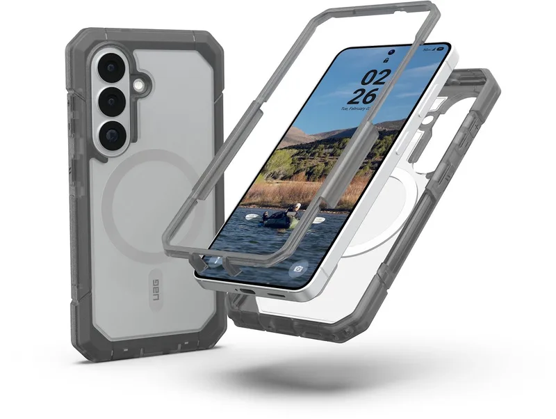 Trooper Backcover met Magneet geschikt voor Samsung Galaxy S26 - Ash Clear by UAG in Transparent – product photo