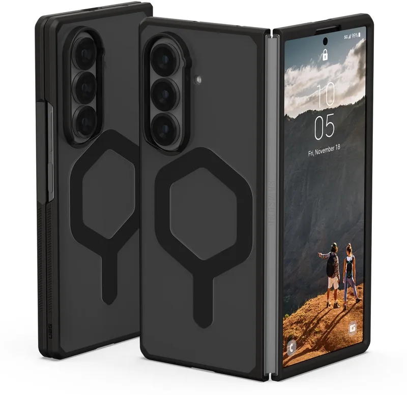 [U] Mouve Backcover geschikt voor MagSafe geschikt voor Samsung Galaxy Z Fold 7 - Ash by UAG in Grey – product photo