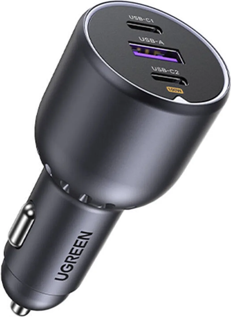 Auto-snellader met 3 poorten 130W by UGREEN in Black – product photo