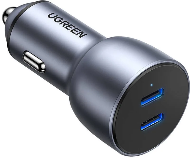 Autolader 2X Usb-C 36W Voor Samsung Huaw by UGREEN in Grey – product photo