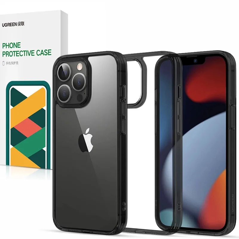 Beschermende Fusion Hoesje Voor Iphone 13 Pro Max Met Beschermende Gel Frame by UGREEN in Transparent – product photo