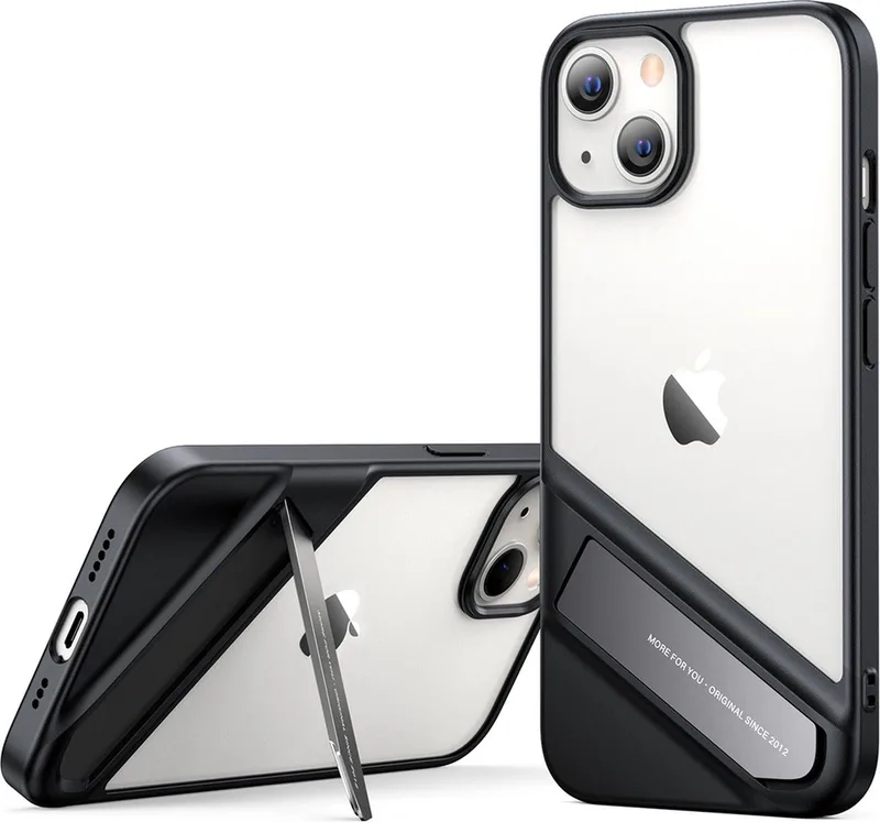 Fusion - Kickstand Case hardcase met gelframe en standaard voor iPhone - 13 - (90152) by UGREEN in Black – product photo