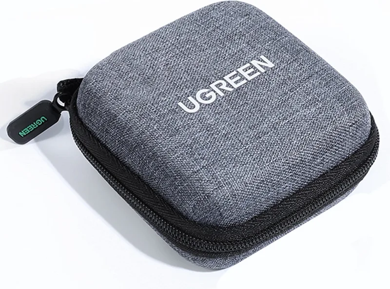 headphone Case Universele Koptelefoon Oplaadcase Hoes voor AirPods/Buds- Oordopjes Hoesje - Soft Case tas Cover Protector - Travel Beschermhoes - Reis Opberghoes Shell Beschermer Hoesje - 70577 by UGREEN in Grijis – product photo