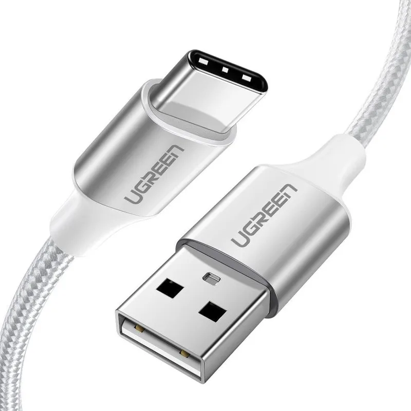 Kabel Ugreen Us288 Usb Do Usb-C, Qc3.0, 2M (Biały) von UGREEN in Weiß – Produktfoto