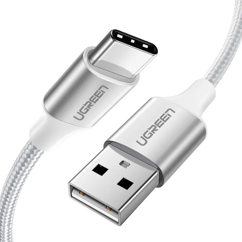 Kabel Ugreen Us288Usb Do Usb-C, Qc3.0, 1M (Biały) van UGREEN in Wit – productfoto