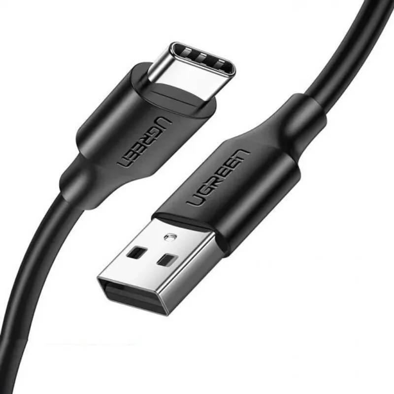 kabel - USB - USB Type C - 2 - A - 0,5 - m - (60115) van UGREEN in Zwart – productfoto