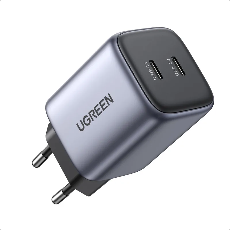 Nexode 45W PD USB-C Snellader GaN Adaper Fast Charge de UGREEN en Gris – photo produit