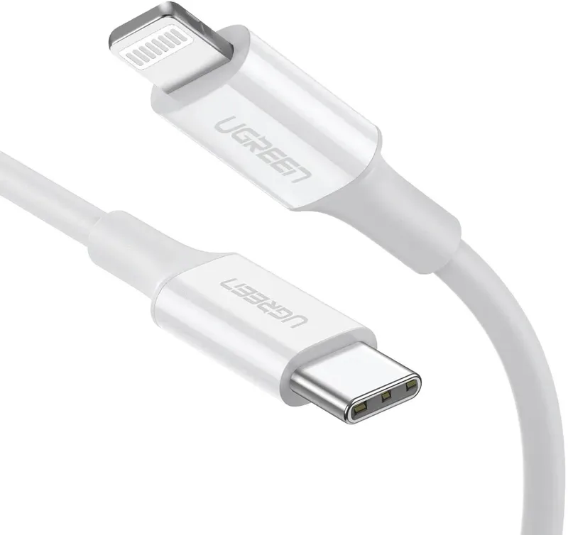 Ugreen 10493 Lightning-kabel 1 m de UGREEN en Blanc – photo produit