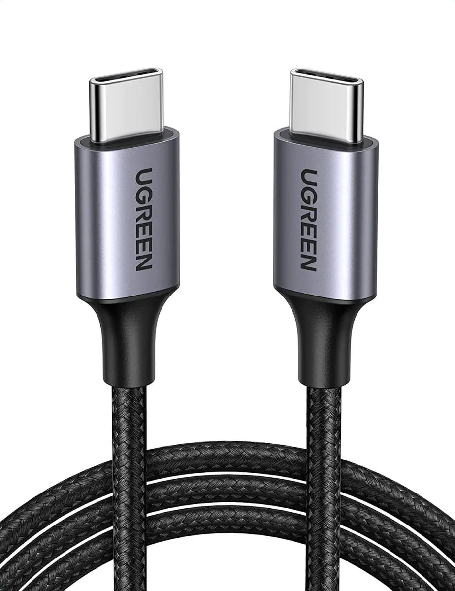 Ugreen 50150 USB-kabel USB 2.0 1 m USB C 0,48 Gbit/s 60 W Zilver de UGREEN en Noir – photo produit