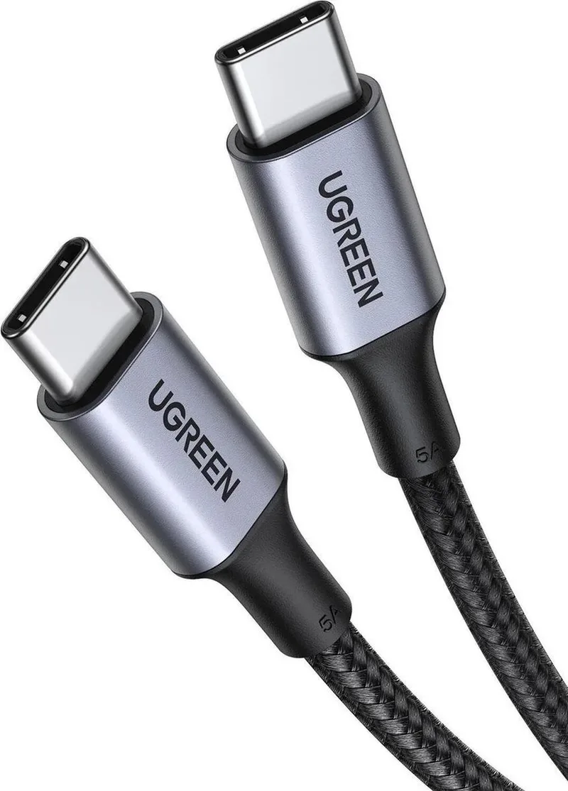 Ugreen 70427 USB-kabel USB 2.0 1 m USB C Zilver från UGREEN i Svart – produktbild
