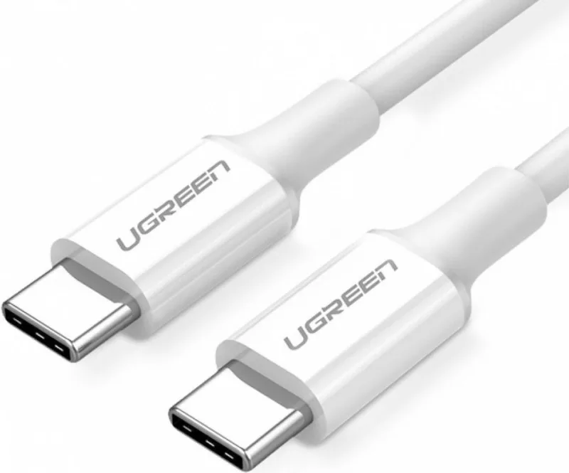 US264 - USB-C Oplaadkabel - 60W Power Delivery - 0,5 Meter - Snelladen van UGREEN in Wit – productfoto